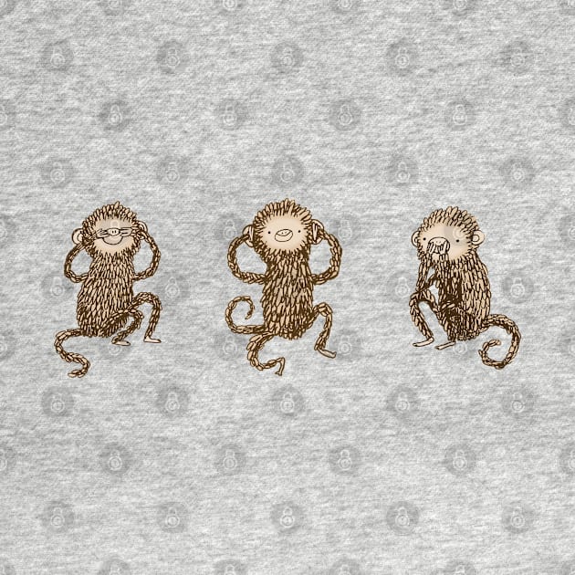 Three Wise Monkeys by Sophie Corrigan